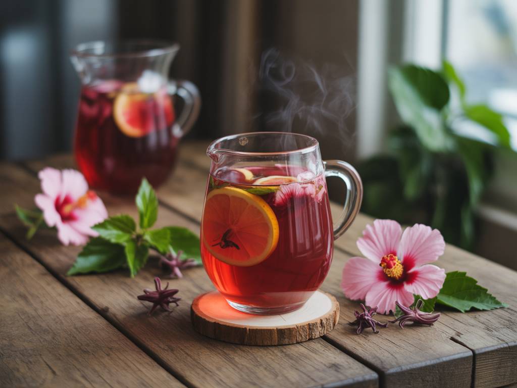 Bienfait hibiscus : infusion drainante, tension artérielle et détox naturelle