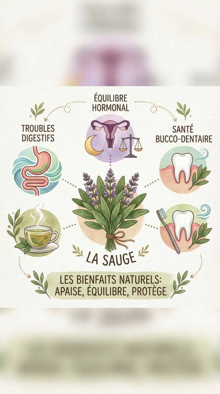 Les bienfaits de la sauge pour les troubles digestifs, hormonaux et la santé bucco-dentaire