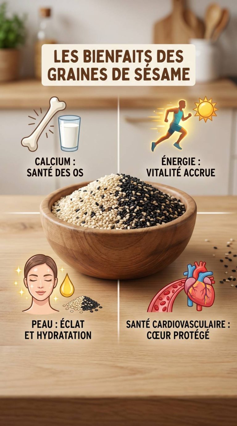 Les bienfaits des graines de sésame : calcium, énergie, peau et santé cardiovasculaire